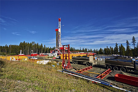 Oil field